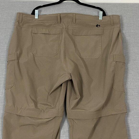 WindRiver Convertible Lightweight Cargo Pants Sz 44 X 32 Zip Pockets and Cuff - Picture 4 of 13
